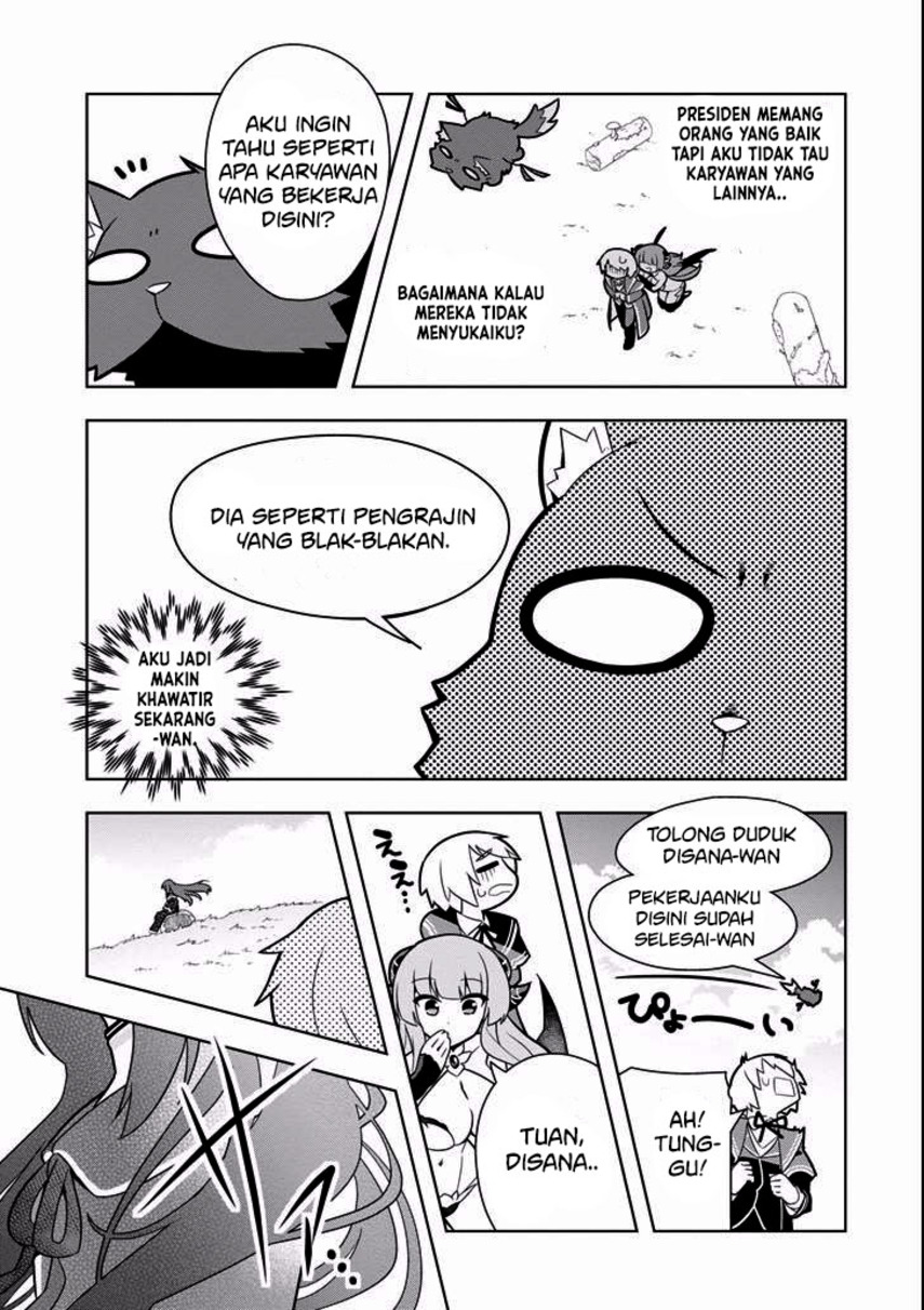 Wakamono no Kuro Mahou Hanare ga Shinkoku desu ga, Shuushoku shite Mitara Taiguu Iishi, Shachou mo Tsukaima mo Kawaikute Saikou desu Chapter 03.2 Gambar 4